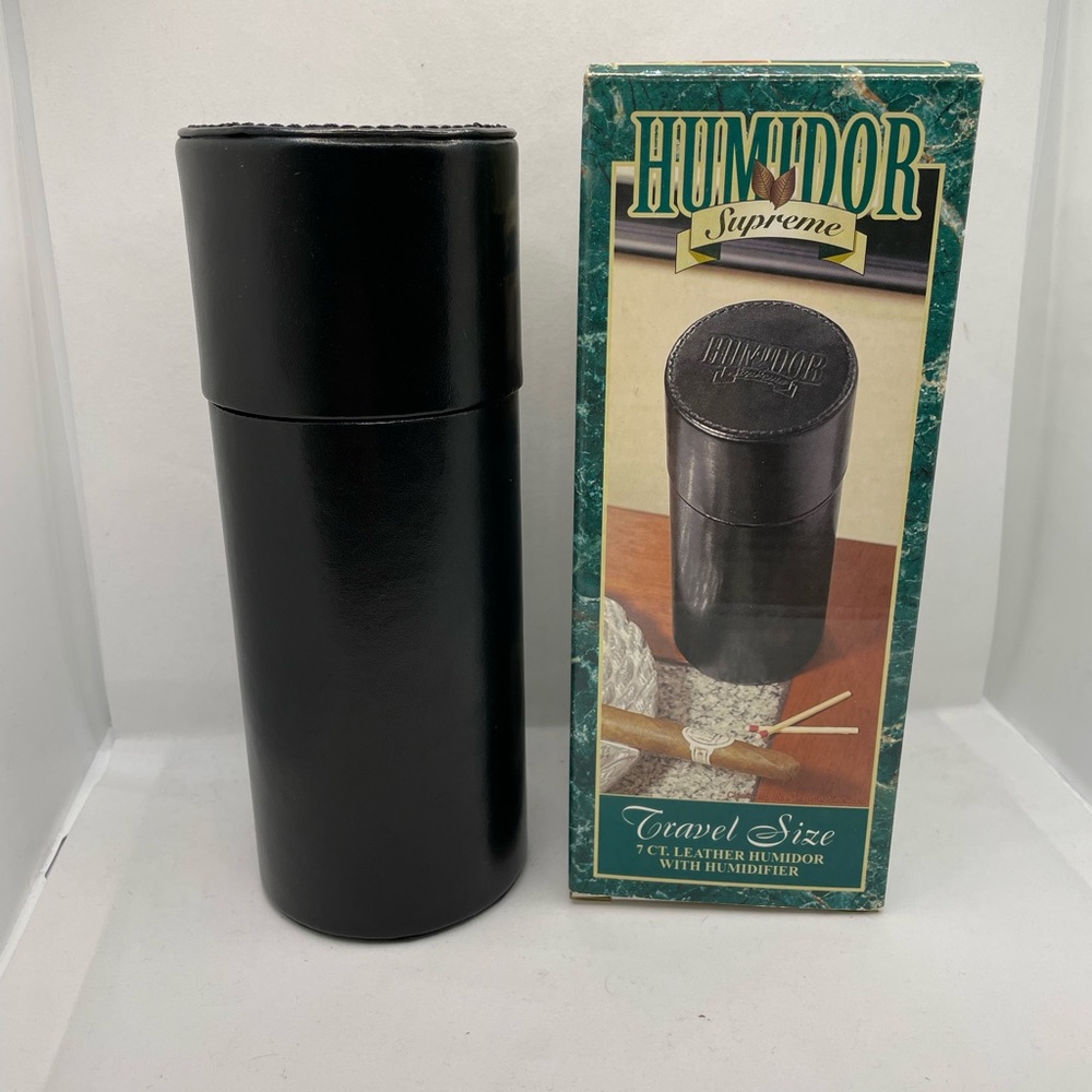 NIB Humidor Supreme - Leather Travel Humidor